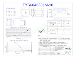 TYS6045331M-10 Datasheet Copertura