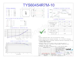 TYS60454R7M-10數據表 封面