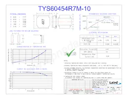 TYS60454R7M-10 Datasheet Cover