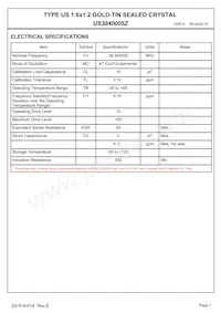 US3840005Z Datasheet Pagina 3