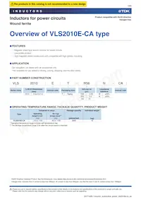 VLS2010ET-1R0N-CA Datasheet Pagina 3