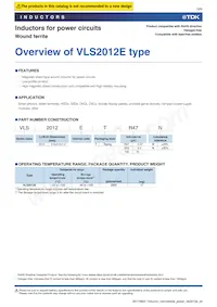 VLS2012ET-2R2M Datasheet Pagina 3