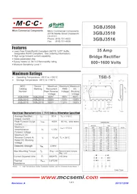 3GBJ3516-BP Datasheet Copertura