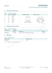 BSS84AKS/ZLX Datasheet Page 2