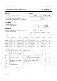 BZB984-C2V4 Datasheet Page 3