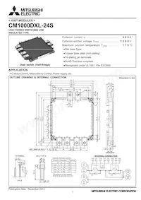 CM1000DXL-24S Datasheet Cover