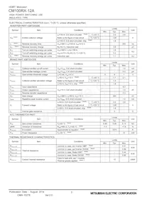 CM100RX-12A Datasheet Page 3