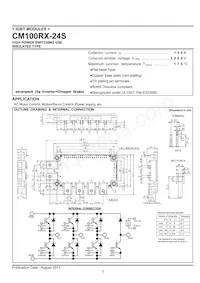 CM100RX-24S Datasheet Cover