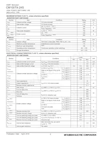 CM100TX-24S Datasheet Pagina 2
