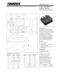 CM1200HA-24J Datasheet Cover