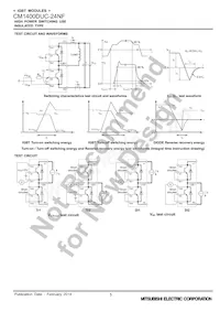 CM1400DUC-24NF Datasheet Page 5