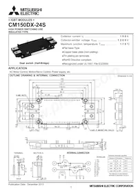 CM150DX-24S Datasheet Cover