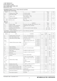 CM150DX-24S Datasheet Page 2
