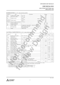 CM150E3U-24H Datasheet Page 2