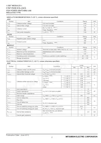 CM150EXS-24S Datasheet Page 2