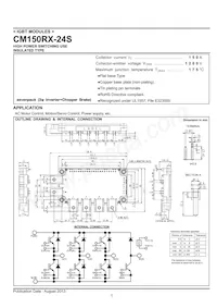 CM150RX-24S Datasheet Cover