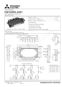 CM150RX-24S1 데이터 시트 표지