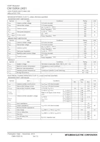 CM150RX-24S1 데이터 시트 페이지 2