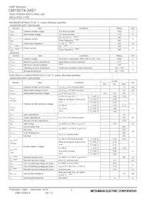 CM150TX-24S1 Datasheet Page 2