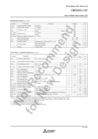 CM200DU-12F Datasheet Page 2