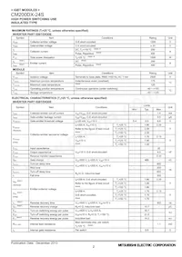 CM200DX-24S Datasheet Page 2