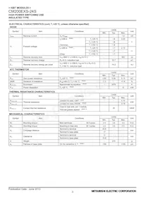CM200EXS-24S Datasheet Pagina 3