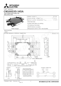 CM200EXS-34SA Datasheet Cover