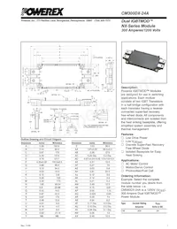 CM300DX-24A Datasheet Cover