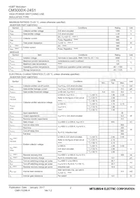 CM300DX-24S1 데이터 시트 페이지 2