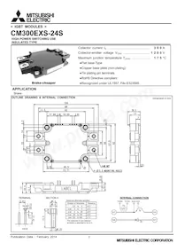 CM300EXS-24S Datasheet Copertura