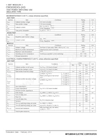 CM300EXS-24S Datasheet Pagina 2