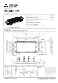 CM400DX-12A Datasheet Copertura