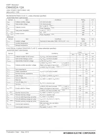 CM400DX-12A Datasheet Page 2