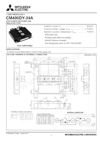 CM400DY-34A Datenblatt Cover