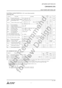 CM400HX-24A Datasheet Page 3