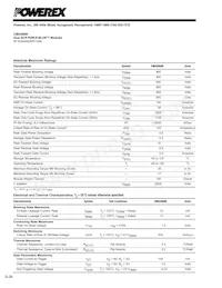 CM430890 Datasheet Page 2