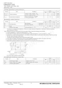 CM450DY-24S 데이터 시트 페이지 3