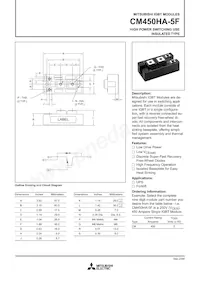 CM450HA-5F Datasheet Cover