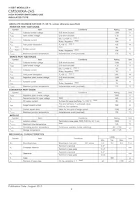 CM50MXA-24S Datasheet Page 2