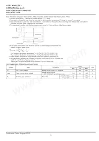 CM50MXA-24S Datasheet Page 5