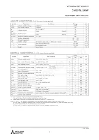 CM50TL-24NF Datasheet Pagina 2