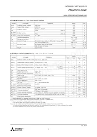 CM600DU-24NF Datasheet Page 2