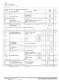 CM600DY-24S Datasheet Page 2