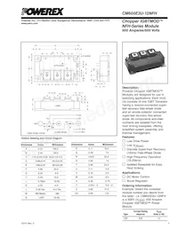 CM600E3U-12NFH Datasheet Cover