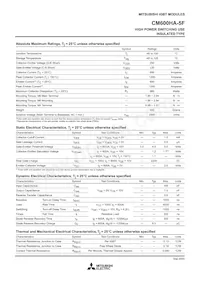 CM600HA-5F Datasheet Page 2