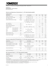 CM600HX-12A Datasheet Page 3