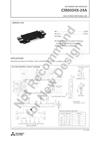 CM600HX-24A Datasheet Cover