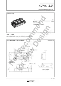 CM75DU-24F Datenblatt Cover