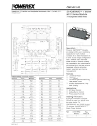 CM75RX-24S Datasheet Cover
