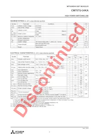 CM75TU-34KA Datasheet Pagina 2